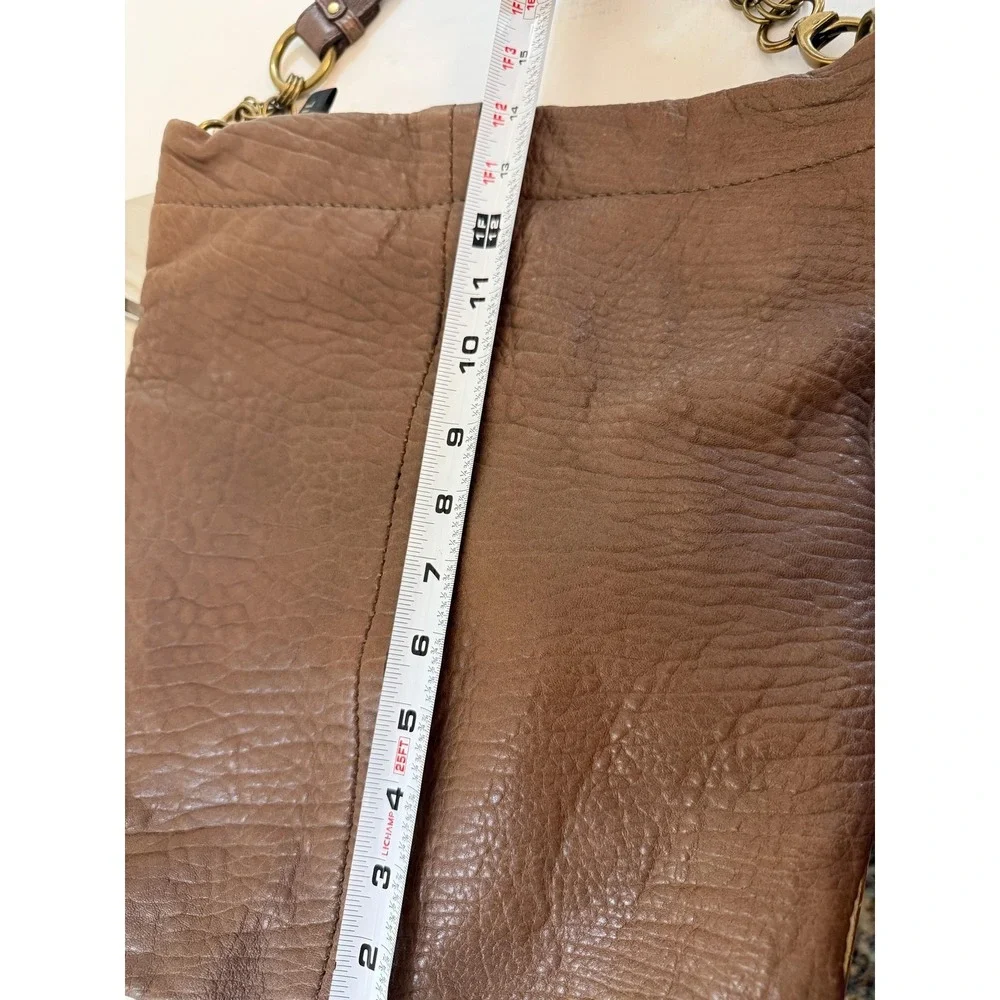 Fossil Shoulder‎ Bag Womens Medium Brown Leather Long Live Vintage Hobo Tassel